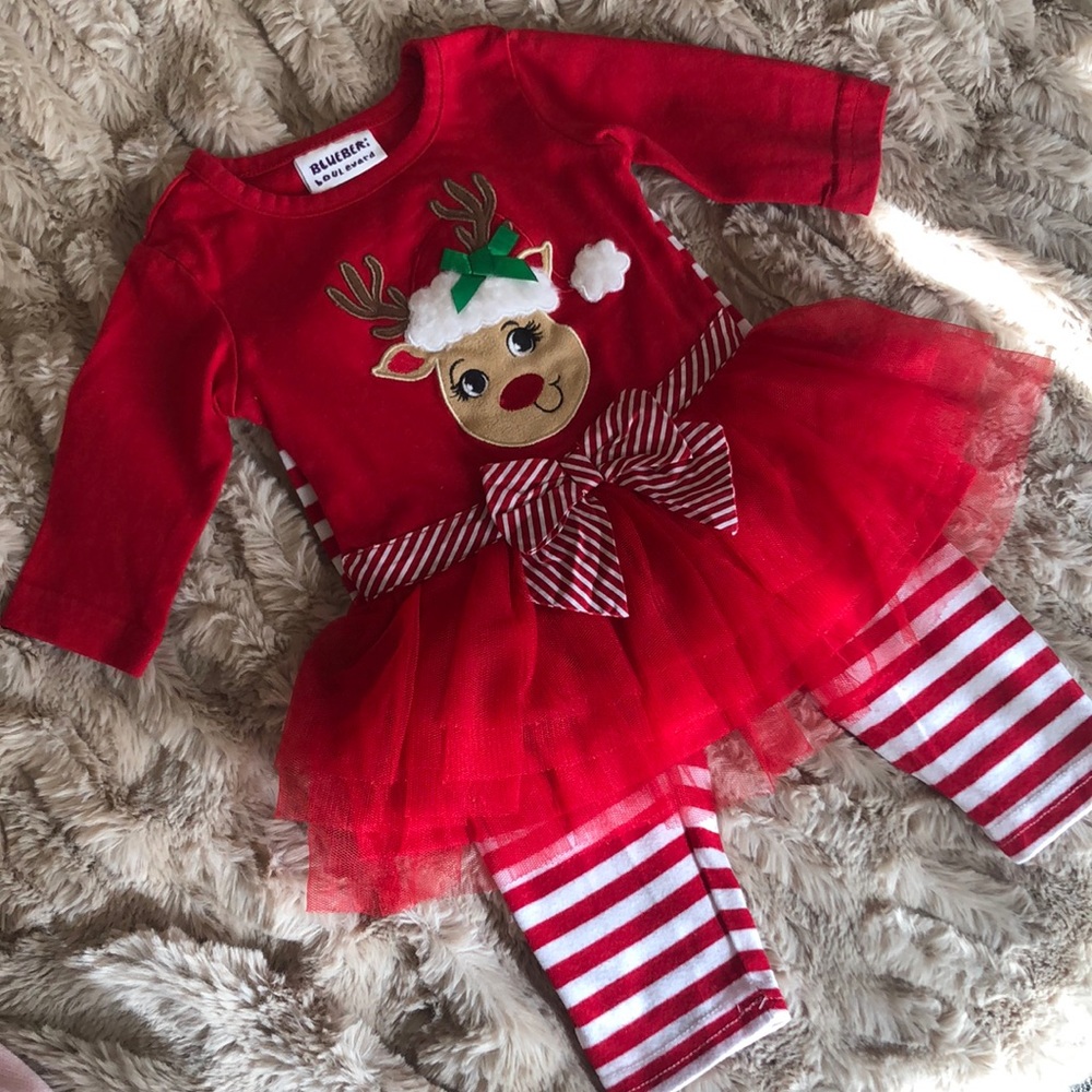 Holiday 2 piece set, 12 months